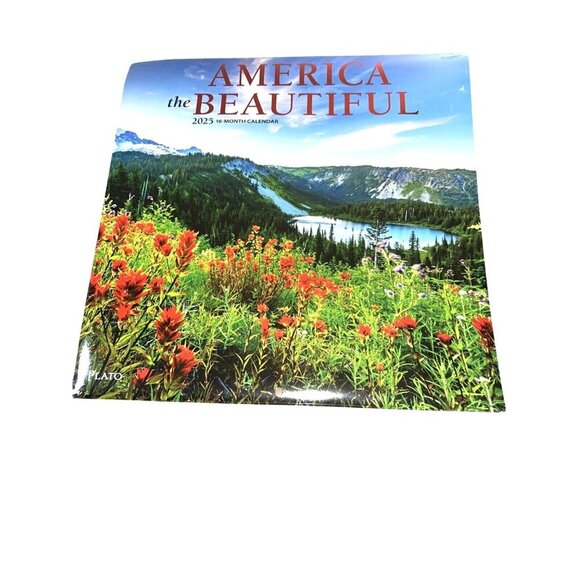 America the Beautiful 2025 12x12" Monthly Square Wall Calendar - Picture 1 of 5